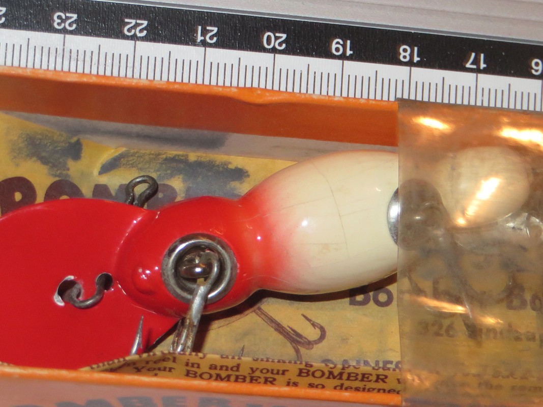 Lot of 3 Bomber Waterdog Original / Torpedo Topwater Lures - Image 4