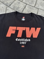 AEW FTW Championship Wrestling Logo T-Shirt Size 3XL Established In 1987