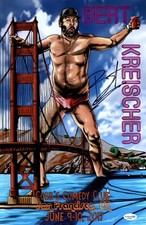 Bert Kreischer Signed Autographed 11x17 Photo Stand Up Comedian ACOA #2