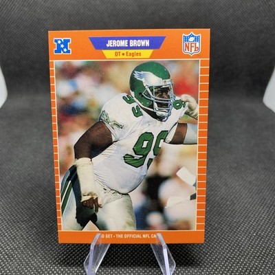 Jerome Brown 1989 Pro Set Series 1 #312 Philadelphia Eagles