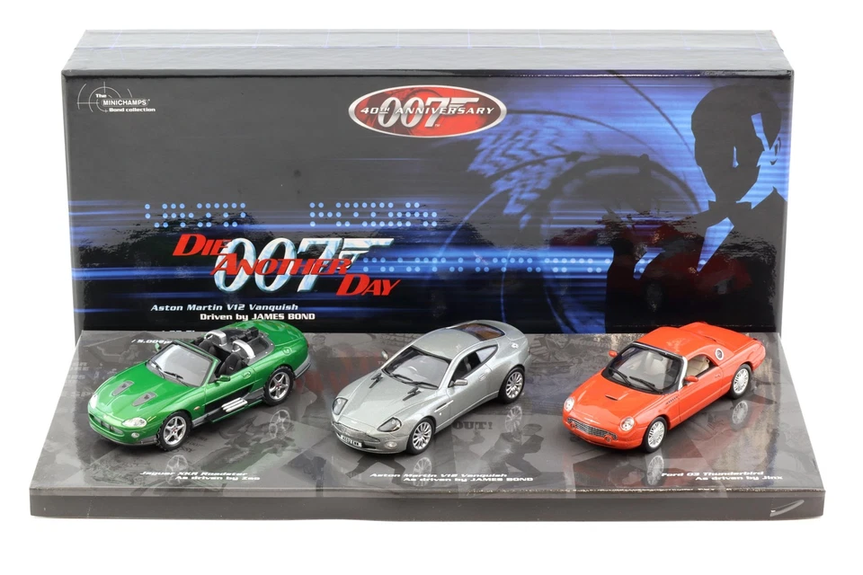 Minichamps Pm402041202 Cofanetto J.bond Pz.3 1 43 Modellino Die Cast Model