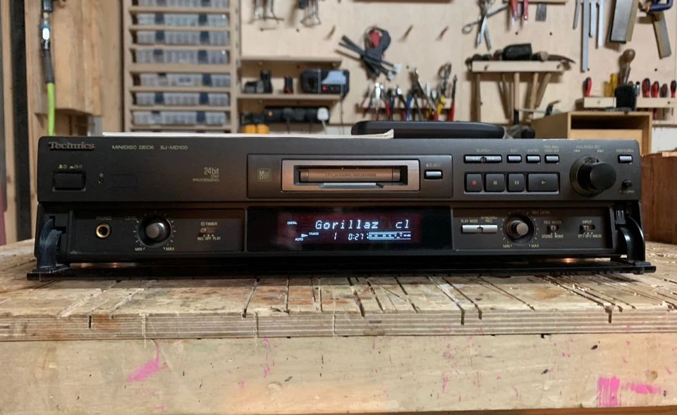 Technics SJ-MD100 Minidisc Player / Recorder with remote control and manual - Image 2 of 4