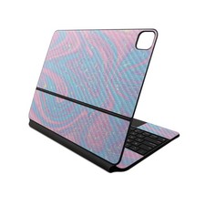 MightySkins Carbon Fiber Skin for Apple Magic Keyboard iPad Air 13-inch M2 2024