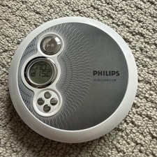 Philips AX2411/17 Portable CD Player Walkman 45 Second ESP - Tested and Working
