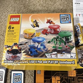 LEGO 65535 X-Pod Play Off Game Pack Near Complete: 4 X-pod W/manuals, 50 Cards