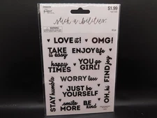 The paper studio stick a bilities Encouraging Phrases stickers 42pc