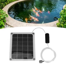 Solar Pond Aerator Waterproof 20W Noiseless Solar Aquarium Air Pump