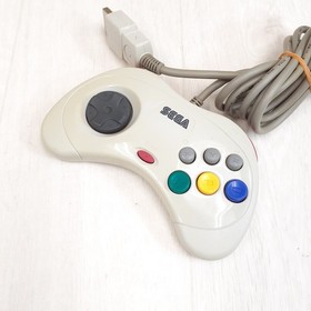 SEGA SATURN Japanese White Console bundle with 2 Controllers, 3 Games & cables