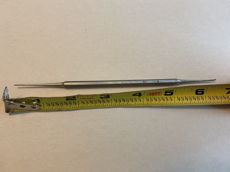 Vintage Dental Tooth Tool Premierlite EXP 6 Curette made in U.S.A.