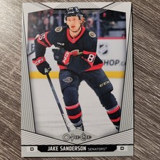 O pee chee hockey 2024-25 Base Set #372 Jake Sanderson Ottawa Senators NHL CARD