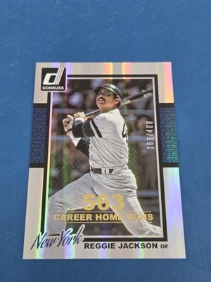 2014 Donruss Stat Line Career /400 #188 Reggie Jackson Yankees BASEBALL Card 1M
