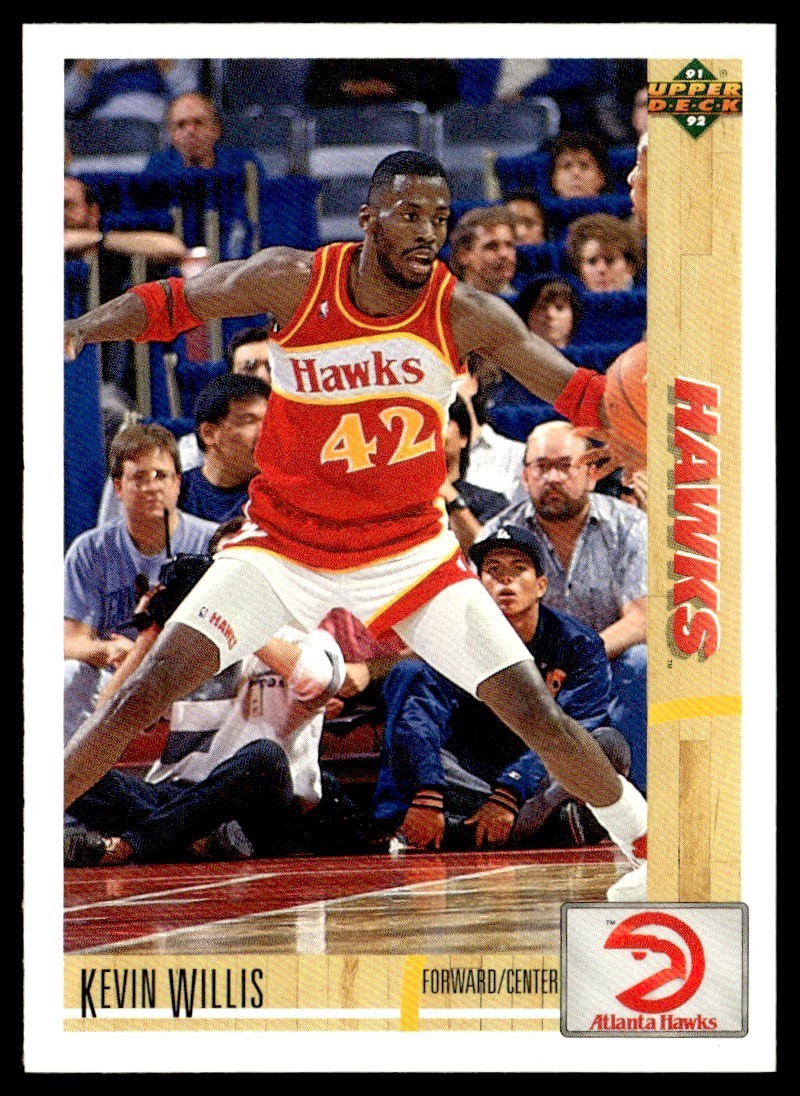 1991-92 Upper Deck Kevin Willis Atlanta Hawks Basketball Card #278