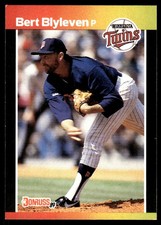 Bert Blyleven 1989 Donruss #119 Twins MLB READ FREE SHIPPING AutographDen