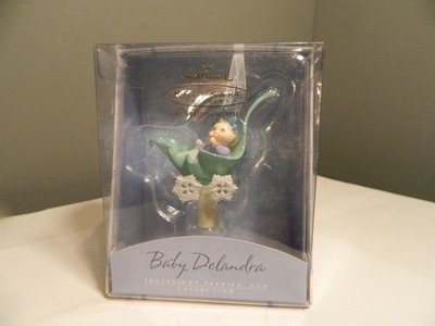 Hallmark Keepsake Christmas Ornament Frostlight Faeries Baby Delandra 2002