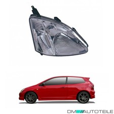 Hauptscheinwerfer rechts H4 Motor für Honda Civic VII Hatchback EU EP EV