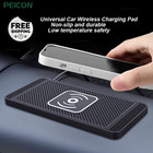 Car Wireless Charger 15W Silicone Fast Charging Station Pad Non-slip Mat Dock