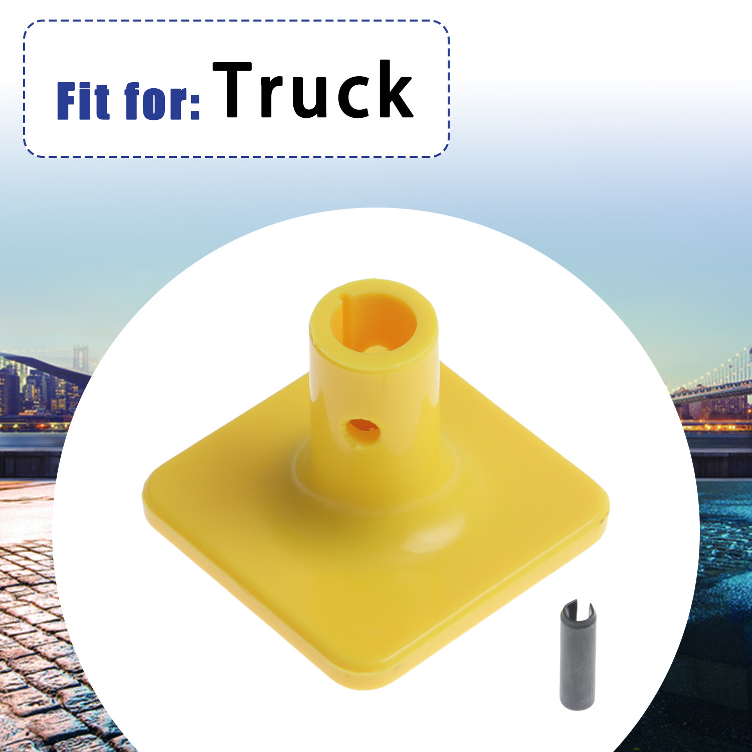 1 Pc Air Brake Valve Control Knob Parking Brake Yellow Fit for Truck 248433 eBay