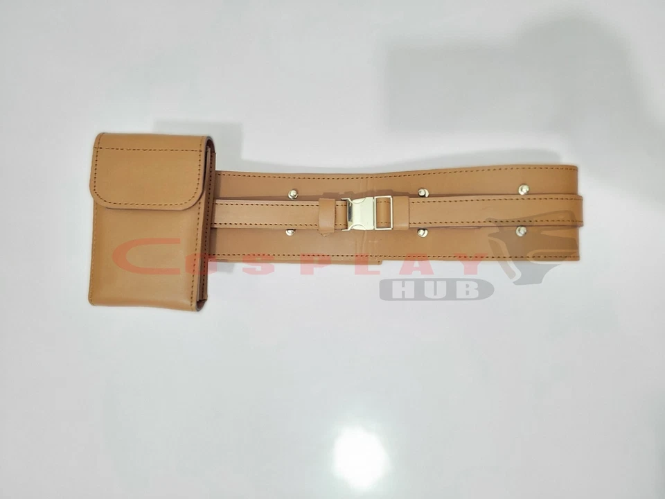 Obi-Wan Kenobi Jedi-robe Cinturón Sith, Cinturón de Cuero Real con Bolsa Star Wars Fan Foto 4 de 4