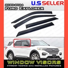 for 2020 → 2025 Ford Explorer / WINDOW VISORS DEFLECTOR VENT SHADE RAIN GUARD