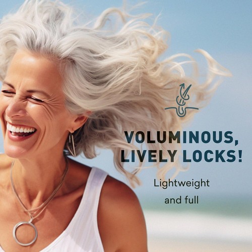 Just Nutritive Gray Hair Shampoo | Gray Hair Treatment Hair Care Shampoo 16 Oz - Picture 7 of 9