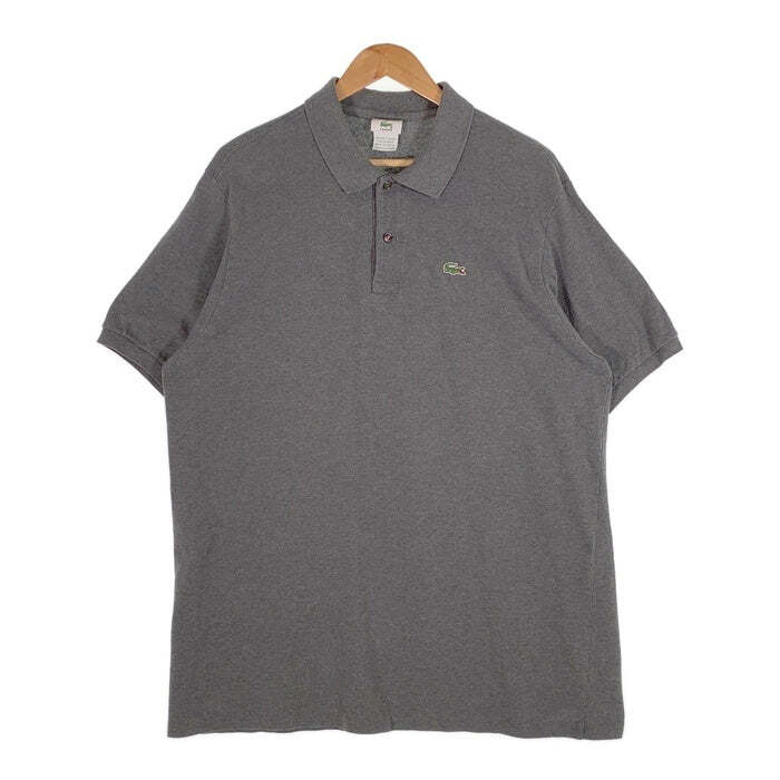 LACOSTE France製 Cotton Kanoko Polo sz4 LACOSTE Kanoko Polo Shirt Grey Made in France Size 8 Used | eBay
