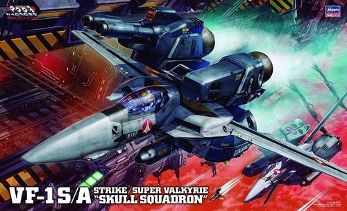 Hasegawa 1/48 Macross VF-1S/A Valkyrie Skull Squadron Strike/Super Kit MC03 NEW - Picture 7 of 7