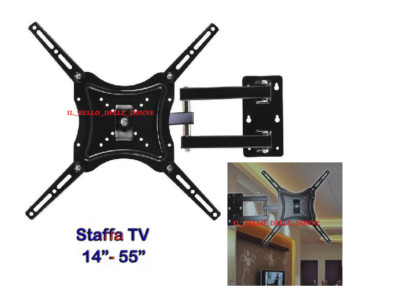 Staffa Supporto A Muro Universale Per TV LCD LED PLASMA TFT - Foto 5