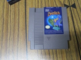 NES Solstice The Quest for the Staff of Demons Used Cartridge Box Instructions