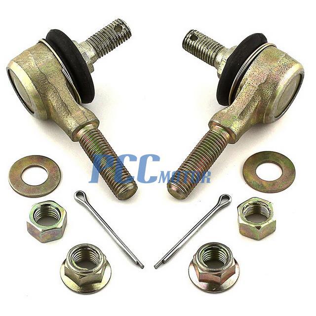 Caltric 2-Set Tie Rod End Kit For Suzuki LT80 LT-80 Quadsport – Fits 1987-1996 (M10-1.25)