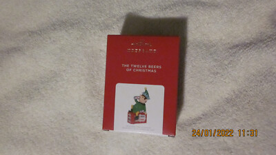 2021 HALLMARK THE TWELVE BEERS OF CHRISTMAS ORNAMENT NEW IN BOX