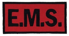 E.M.S. Embroidered Tactical Morale 2"x4" Patch with Border. USA MADE!24 HR SHIP!