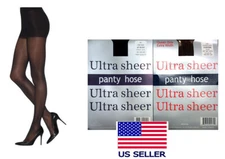 CHOOSE COLOR --ULTRA SHEER PANTYHOSE  ONE SIZE OR QUEEN SIZE NYLON