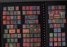 world wide Stamp stock book   appx  2310 stamps  mnh mh used  cv 2094.00  (bb2