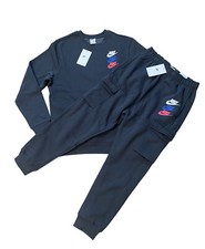 Nike Genuine Crew Neck Tracksuit Top Bottoms Grey Various Sizes DZ2514 FB1257