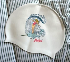 Jolyn Swim Cap Narwhal Surfer (New)(Sealed)