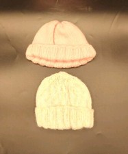 New Hand Knitted Pink And Multi Color Baby Hats