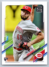 2021 Topps Update #US37 Ryan Hendrix Cincinnati Reds RC Baseball Card