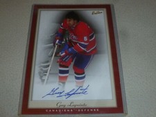 2005-2006 BEEHIVE JUMBO SIGNED GUY LAPOINTE HOCKEY CARD PG-LA RARE UD UDA NHL