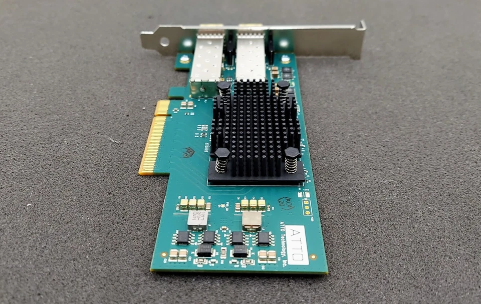 ATTO FF-NS12 FastFrame NS12 Dual-Port 10GbE SFP+ PCIe 2.0 NIC FFRM-NS12-000 - Image 4 of 4