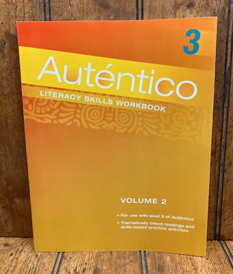 Autentico Level 3 Literacy Skills Workbook Volume 2 - Softcover - Pearson - New