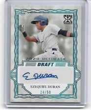 Ezequiel Duran 2020 Ultimate Leaf Draft XRC RC Auto BLUE Autograph SP Card /50