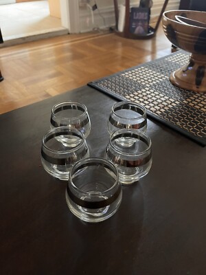 vintage roly poly glasses mcm