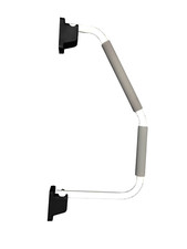 WOHNWAGEN WOHNMOBIL XL SICHERHEITSUNTERSTÜTZUNG HANDSCHIENE GRIFF weiß Handlauf Wohnmobil