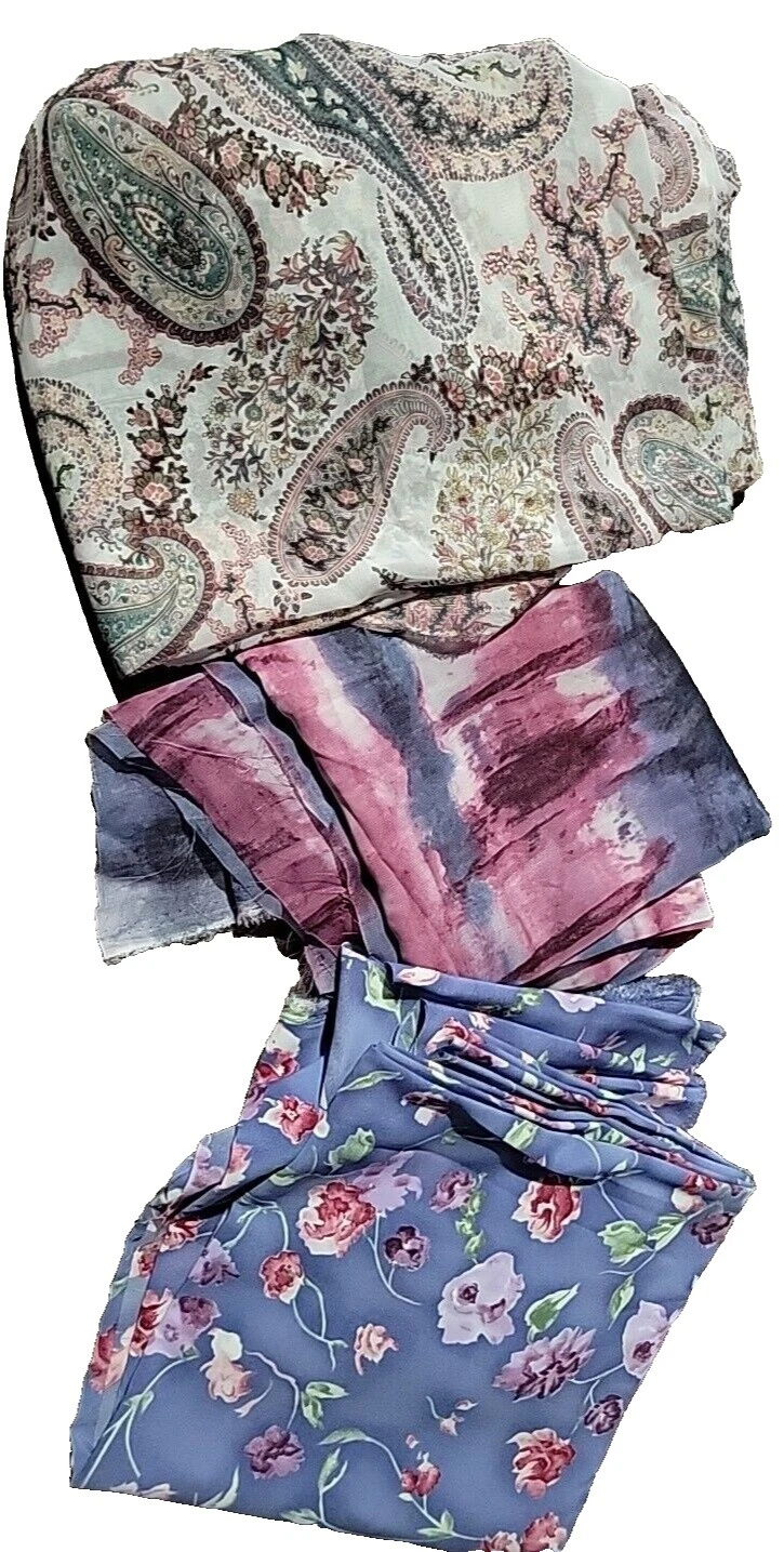 Tela Cachemira gasa Multicolor