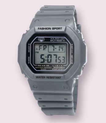 Digitex X Invicta Collaboration Digital Watch - 44.5mm, Grey AC424