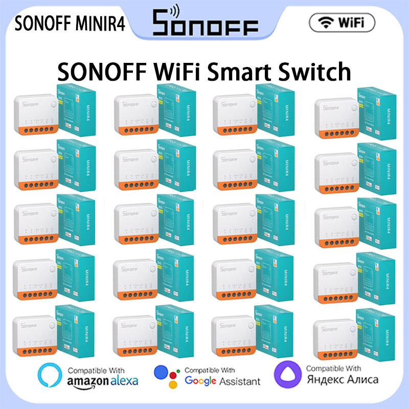 SONOFF MINIR4 WiFi Smart Switch 10A 2-Way Control Mini Extreme Smart Home Relay