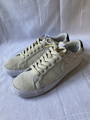 New Nike SB Blazer Low x Medicom Toy Bearbrick White Sneakers Size 
