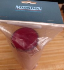BNIP NOS MONSOON MMRS ACRYLIC TUBE NR MMRS-AT-200 200mm LENGTH BLOOD RED
