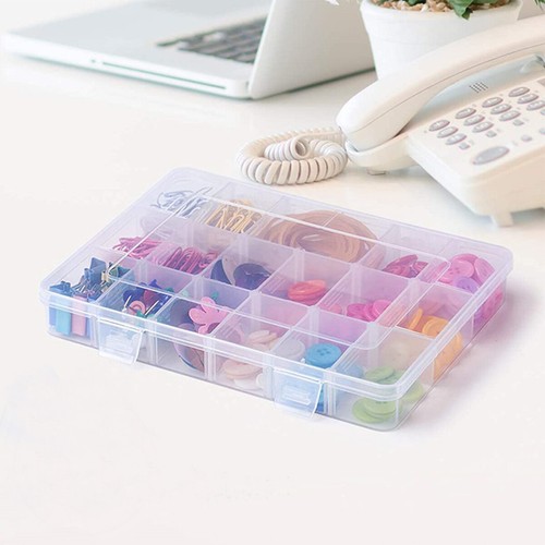 2Pcs Kids Snack Box with 18 Removable Grids Compartments Snackle Trays Travel - Picture 4 of 10