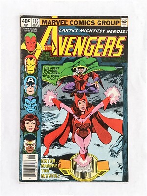 Avengers #186: Dry Cleaned: Pressed: Bagged: Boarded! VF 8.0